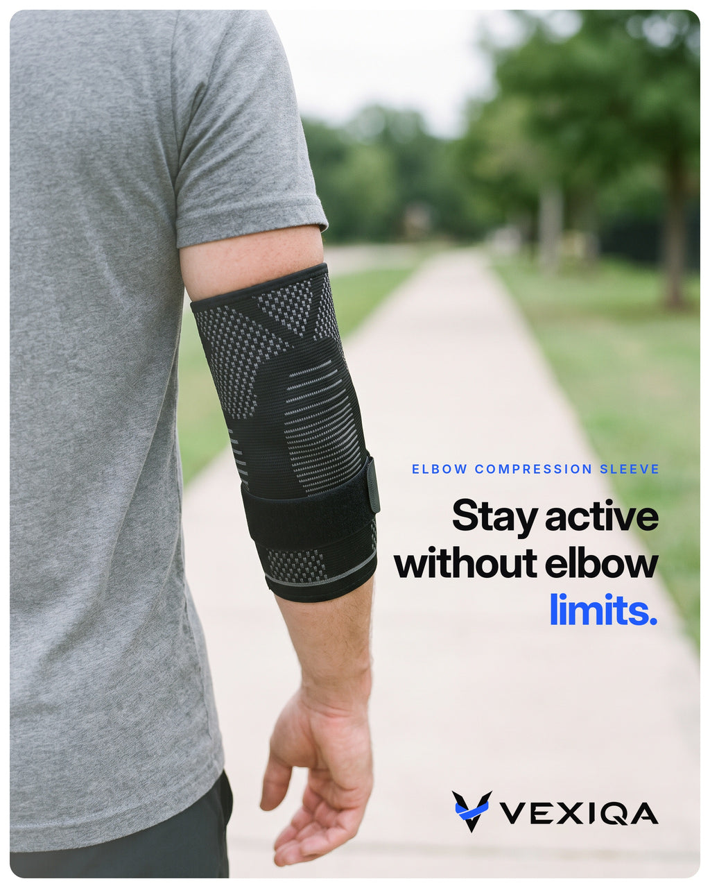 VEXIQA Elbow Sleeve + Counterforce Strap