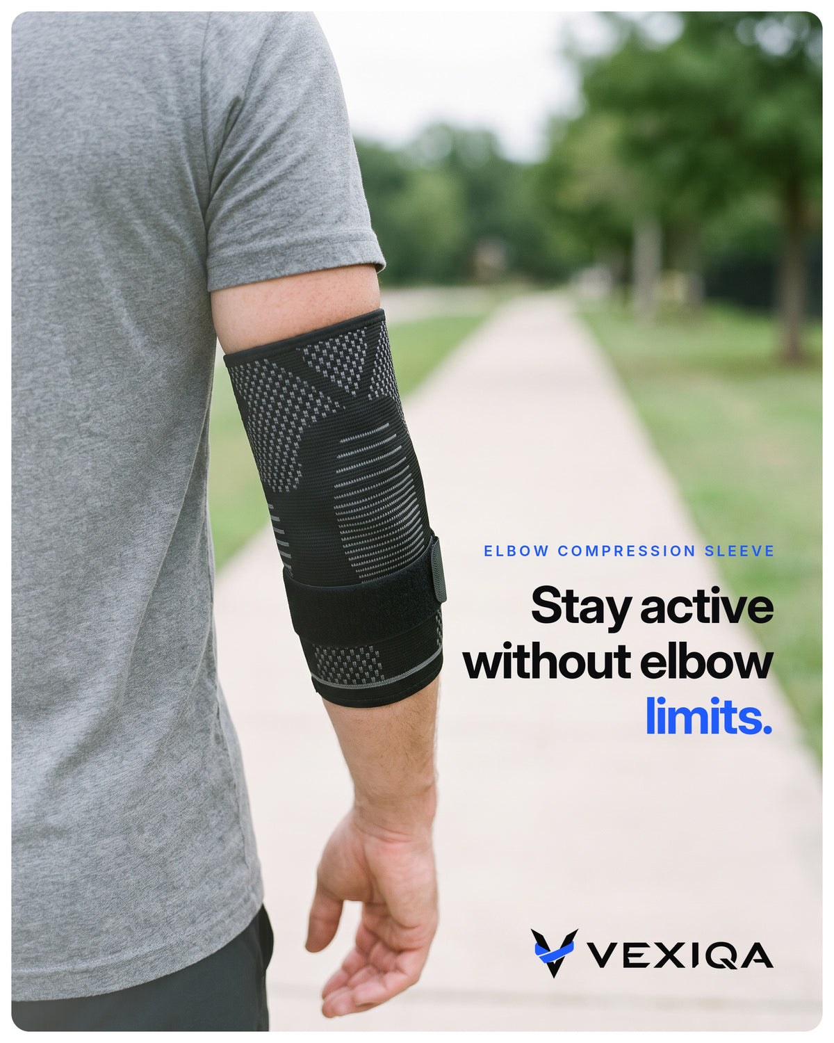 VEXIQA Elbow Sleeve + Counterforce Strap