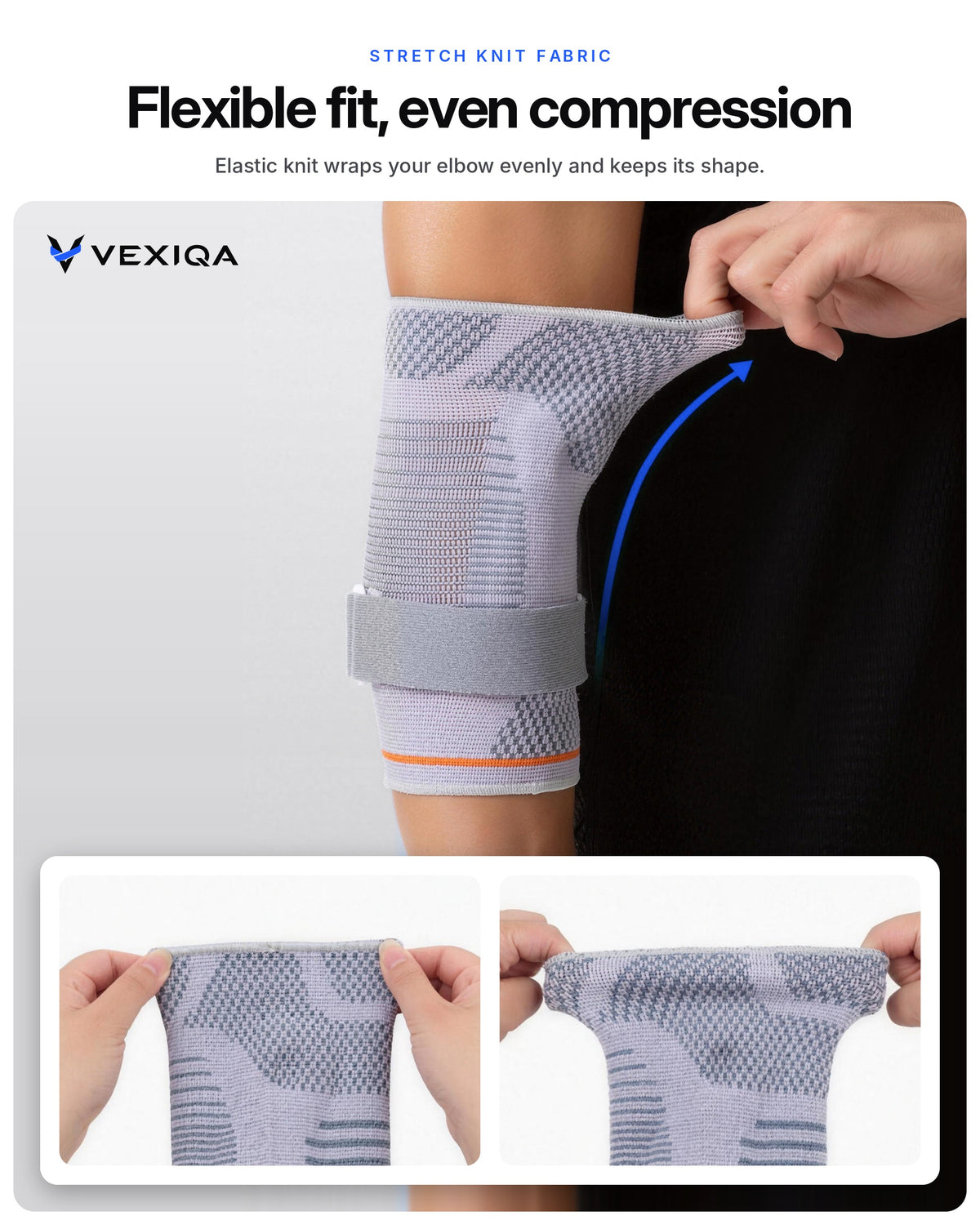 VEXIQA Elbow Sleeve + Counterforce Strap