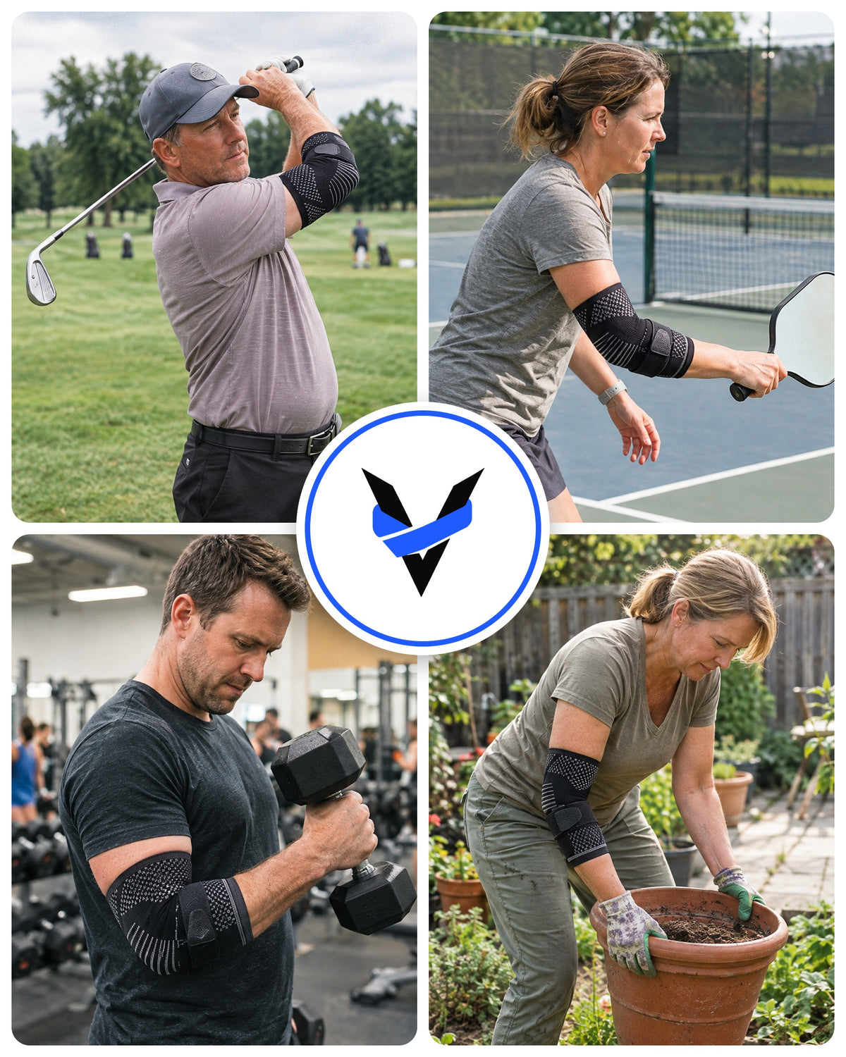 VEXIQA Elbow Sleeve + Counterforce Strap